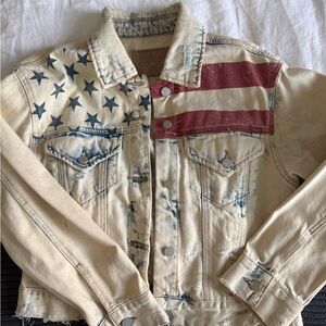 NWOT BLANK NYC AMERICANA DENIM JACKET XS